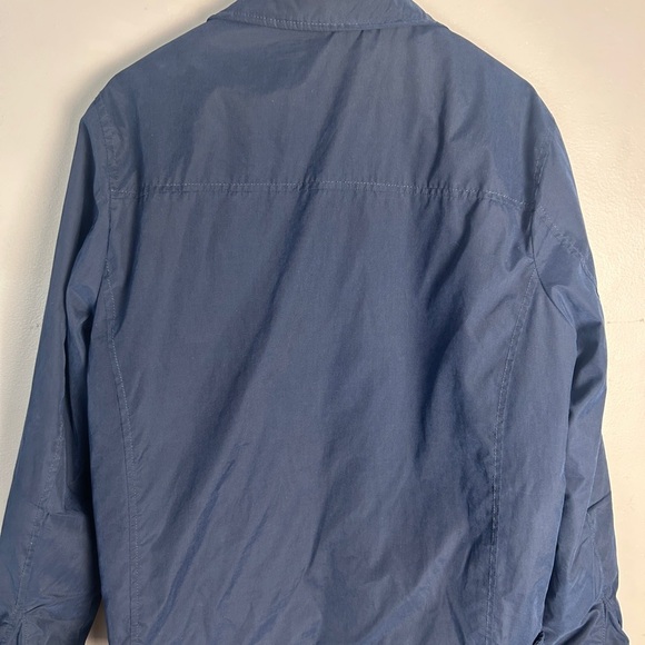 St. John's Bay Blue Windbreaker Jacket - Picture 3 of 7